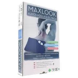 Maxlook almohadilla electrica 40x32cm lumbar azul