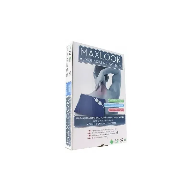 Maxlook almohadilla electrica 40x32cm lumbar azul | Farmacia Barata