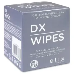 Elix dx wipes toallitas higiene ocular 20uds
