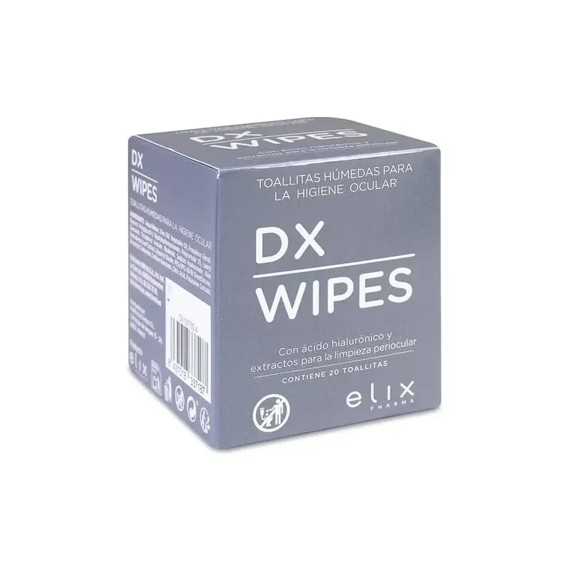 Elix dx wipes toallitas higiene ocular 20uds | Farmacia Barata