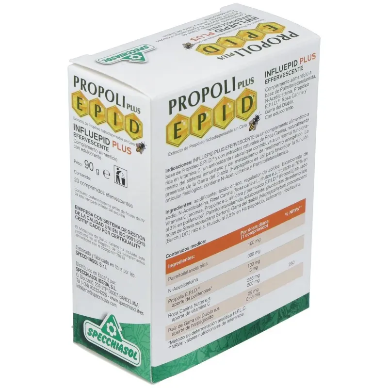 Propoli plus epid influepid effervescente 20comp. 2 | Farmacia Barata Propoli plus epid influepid effervescente 20comp. 2 | Farmacia Barata