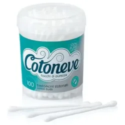 Cotoneve bastoncillo oido algodón 100un