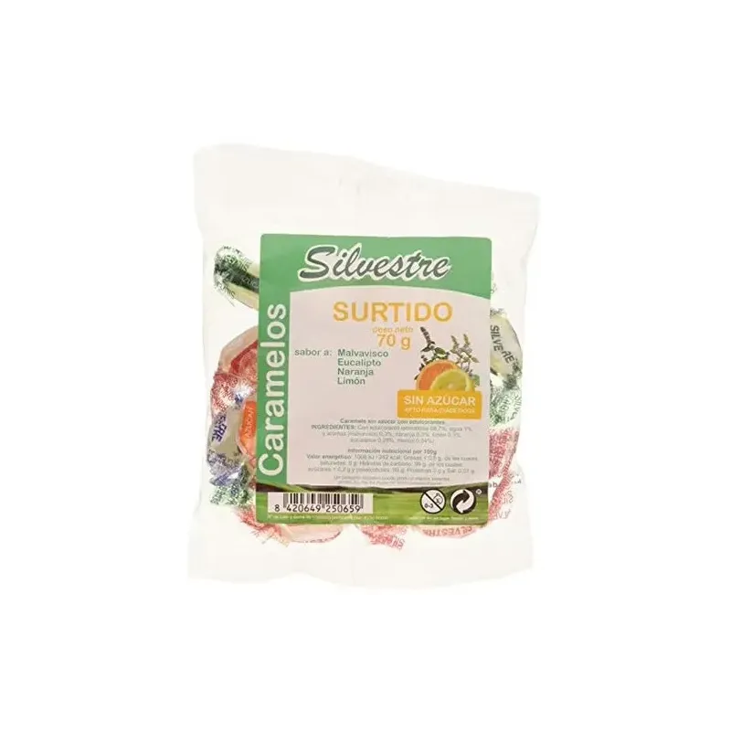 Jahisil caramelo surtido s/azu 70g silvestre | Farmacia Barata Jahisil caramelo surtido s/azu 70g silvestre | Farmacia Barata