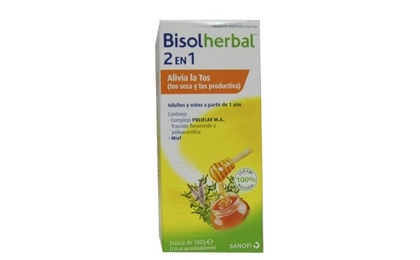 BISOLHERBAL 2 EN 1 JARABE 180 G