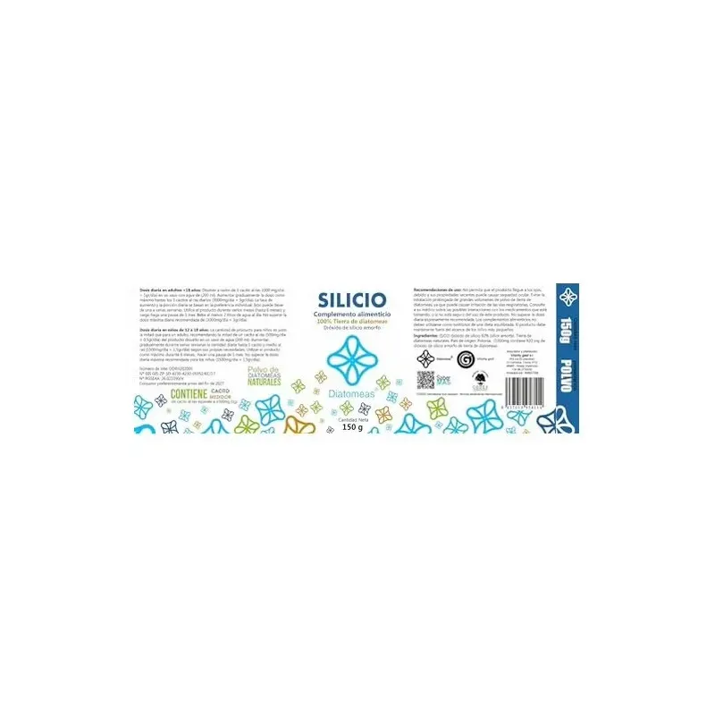 Diatomeas silicio 100% tierras de diatomeas 400g | Farmacia Barata Diatomeas silicio 100% tierras de diatomeas 400g | Farmacia Barata