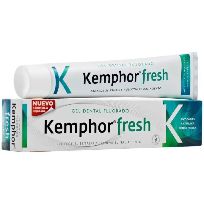 Kemphor gel fresh dental 75ml | Farmacia Barata