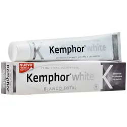 Kemphor crema dental blanco total 75 ml | Farmacia Barata