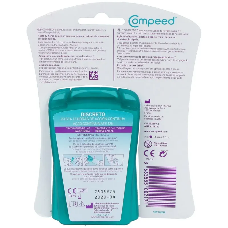 Compeed calenturas con aplicador 15ud. 2 | Farmacia Barata
