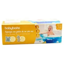 Babybaño esponja jabonosa de un solo uso para bebés | Farmacia Barata