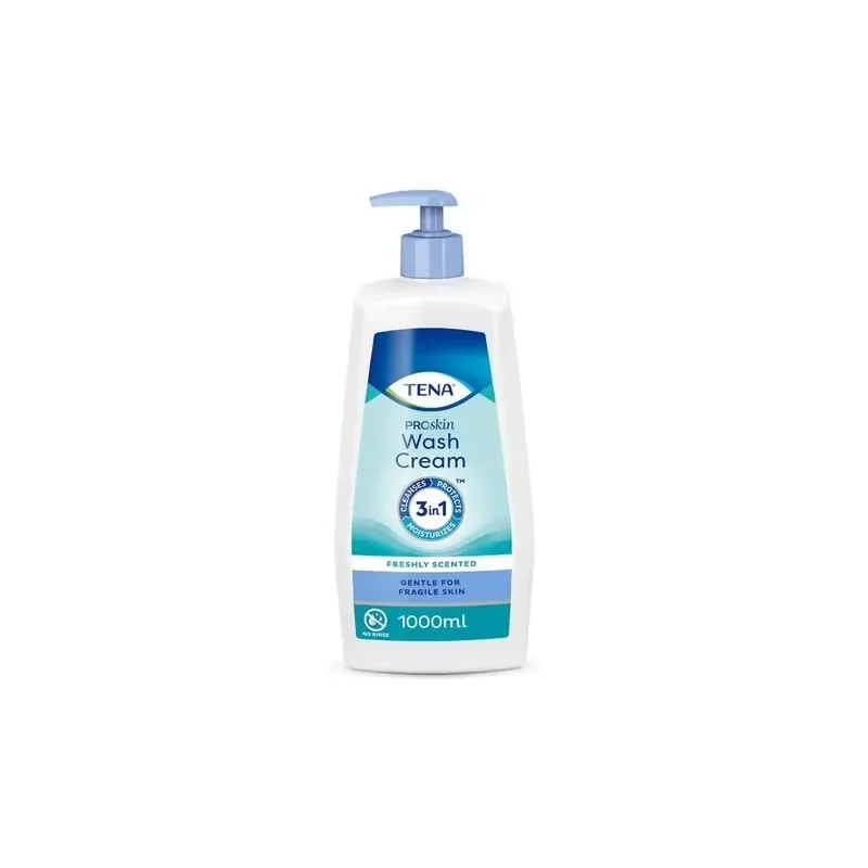 Tena was proskin crema limpiadora 3 en 1 1000ml | Farmacia Barata
