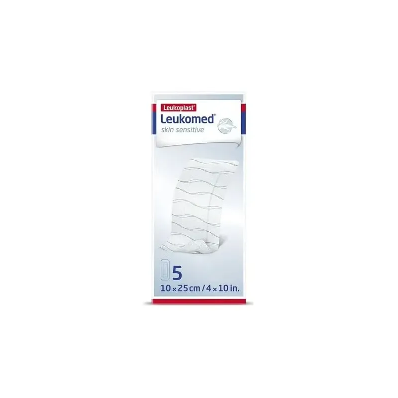 Leukomed skin sensitive 10cm x 25cm 5un | Farmacia Barata