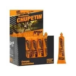 Mega plus chupetin gel energético fresa 20uds
