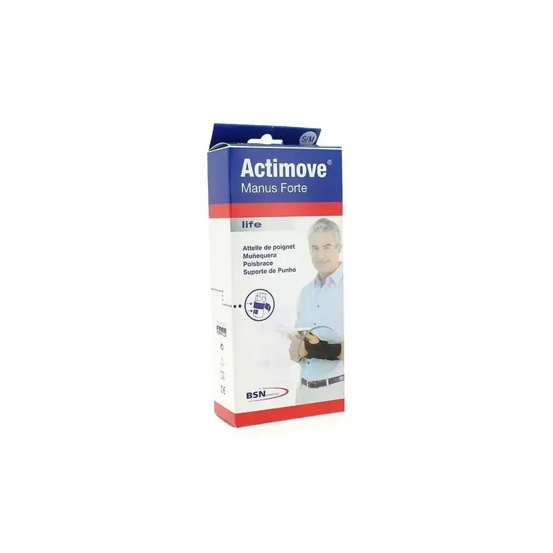 Actimove muñequera manus forte derecha s-m beige 14-19cm 1ud | Farmacia Barata