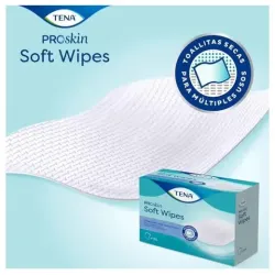 Tena soft wipe toallitas celulosa limpiadora 135un | Farmacia Barata