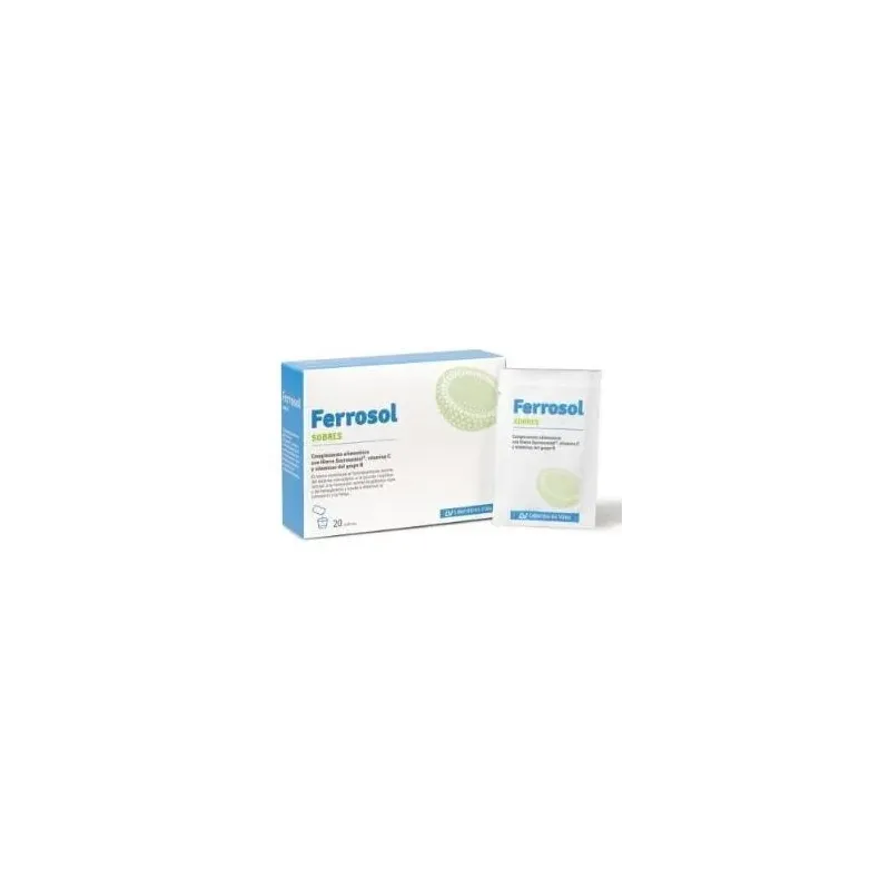 Ferrosol 20 sobres - ferrosol | Farmacia Barata Ferrosol 20 sobres - ferrosol | Farmacia Barata