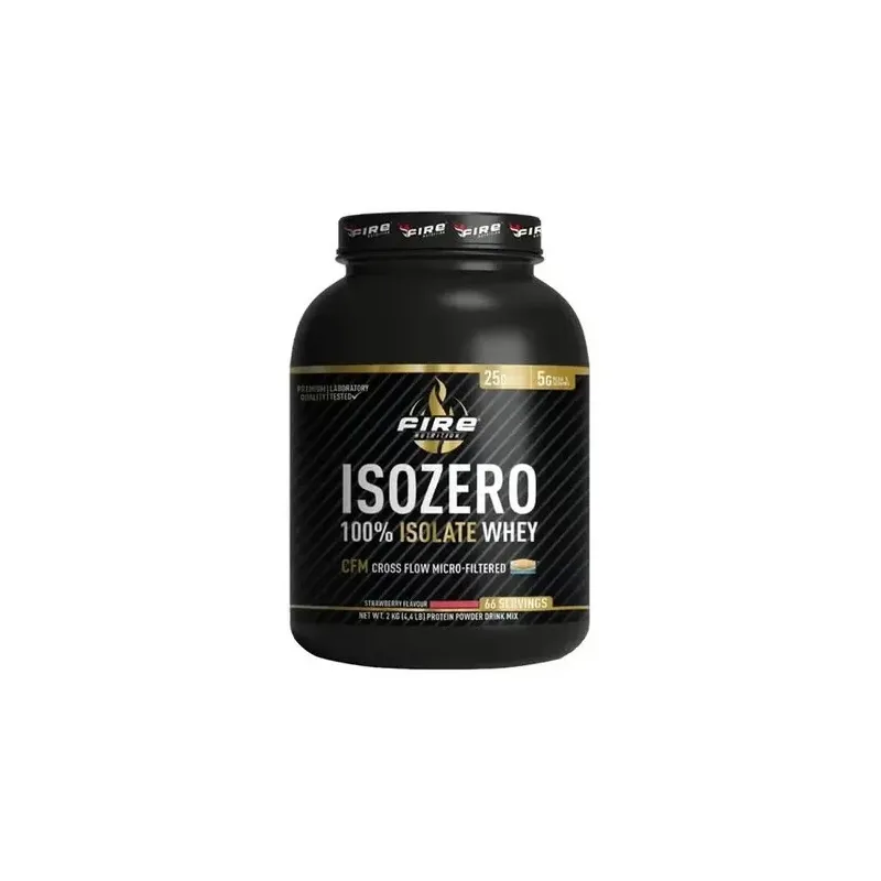 Fire nutrition isozero cfm 100% isolate strawberry 2kg | Farmacia Barata