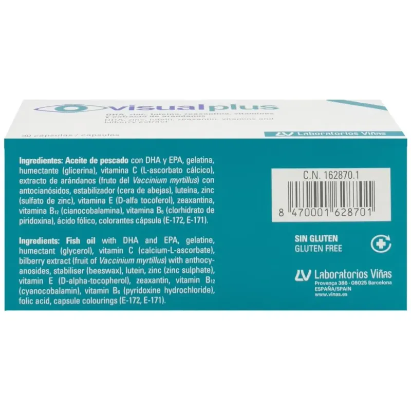 Visual plus 30 caps | Farmacia Barata
