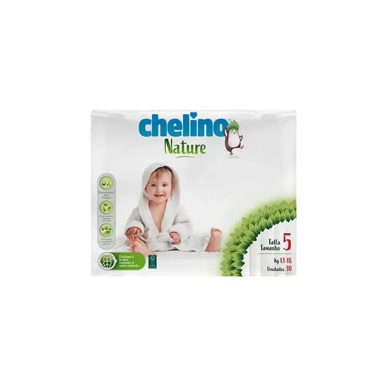 Chelino pañal inf nature t/5 13-18kg 30un | Farmacia Barata