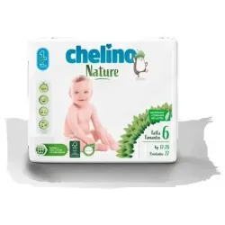 Chelino pañal inf nature t/6 17-28kg 27un