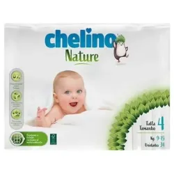 Chelino pañal inf nature t/4 9-15kg 34un
