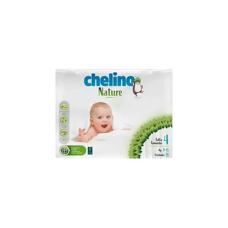 Chelino pañal inf nature t/4 9-15kg 34un | Farmacia Barata