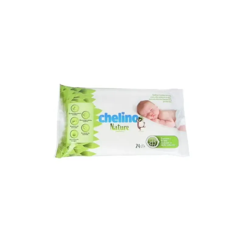Chelino nature toallita infantil 24 unidades | Farmacia Barata