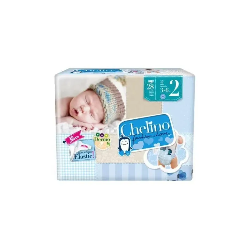 Chelino pañal inf recién nacido t 2 3-6kg 28un | Farmacia Barata