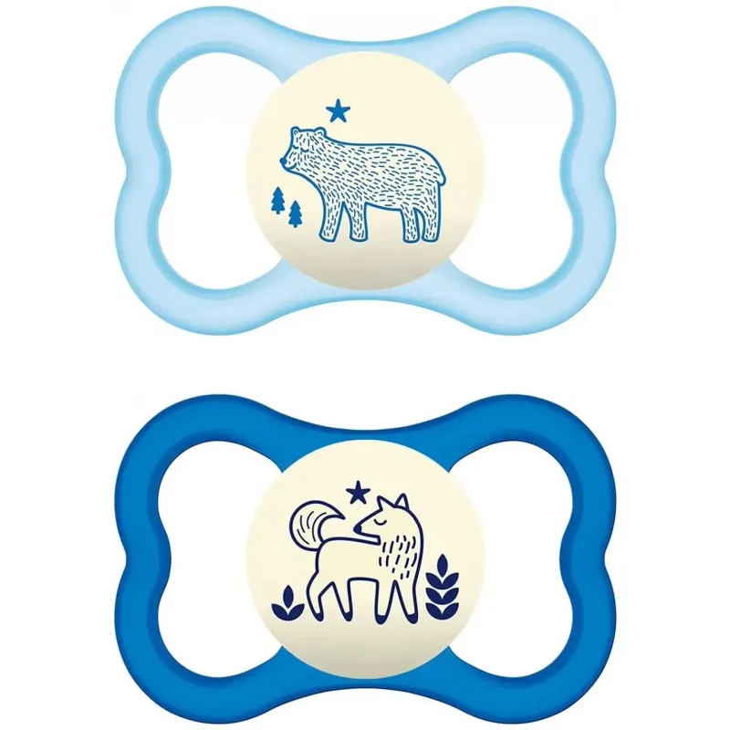 Chupete air silic fisio +6m 2un azul | Farmacia Barata Chupete air silic fisio +6m 2un azul | Farmacia Barata