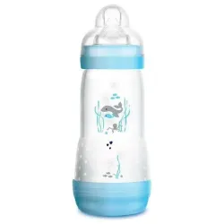 Mam baby biberón anticólico 320 ml azul