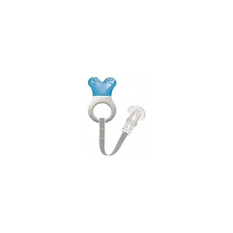 Mordedor mini cooler y clip azul | Farmacia Barata