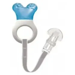 Mordedor mini cooler y clip azul | Farmacia Barata
