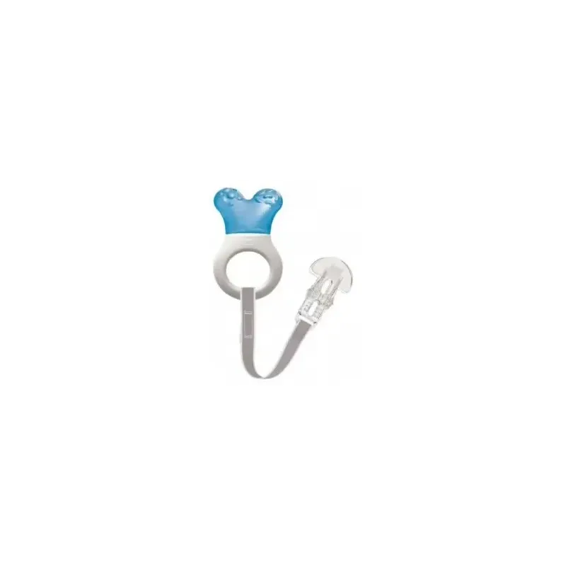 Mordedor mini cooler y clip azul | Farmacia Barata