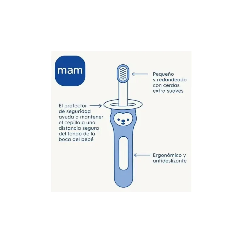 Mam baby cepillo dental infantil baby's brush +6m 1ud | Farmacia Barata