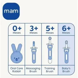 Mam baby cepillo dental infantil baby's brush +6m 1ud | Farmacia Barata