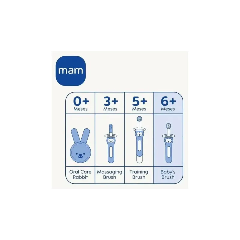 Mam baby cepillo dental infantil baby's brush +6m 1ud | Farmacia Barata
