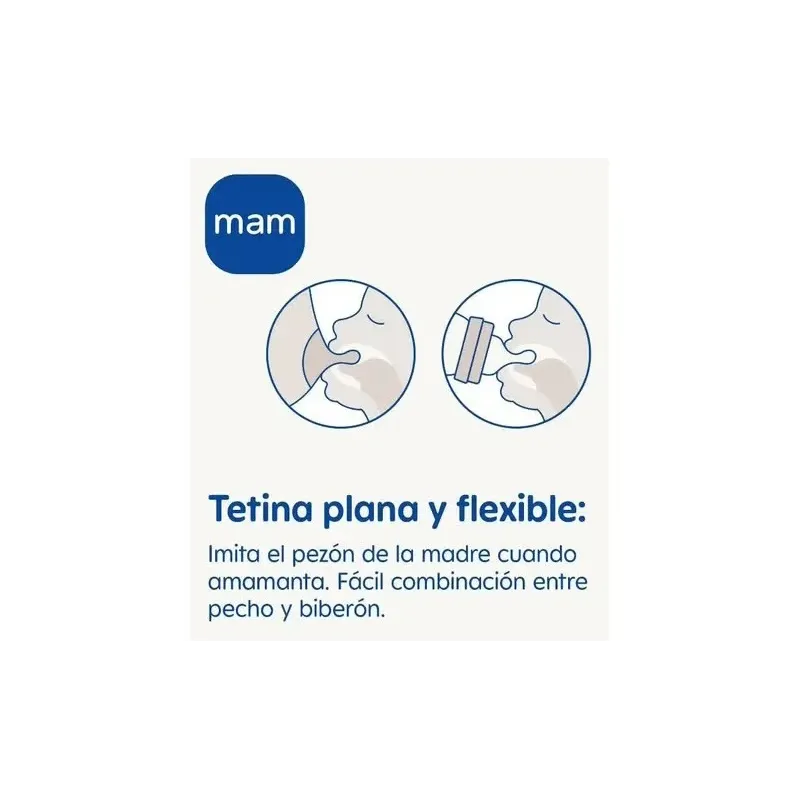 Mam baby biberón anticólico 320 ml azul | Farmacia Barata