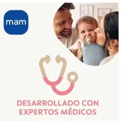 Mam baby biberón anticólico 320 ml azul | Farmacia Barata