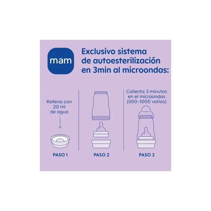 Mam baby biberón anticólico 320 ml marfil | Farmacia Barata
