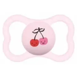 Mam supreme chupete silicona +6m rosa 1ud