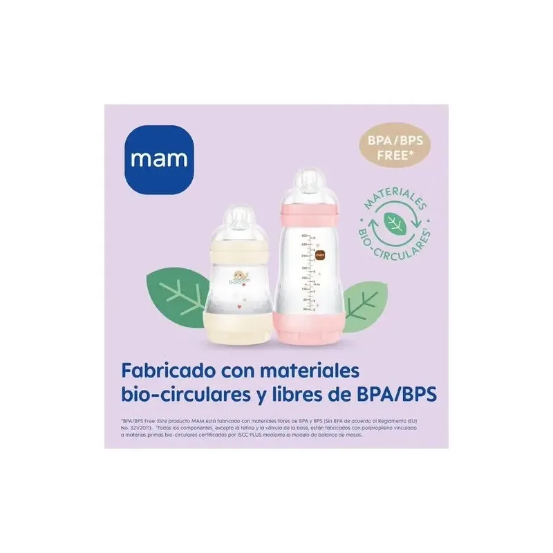 Mam baby biberón anticólico 320 ml marfil | Farmacia Barata