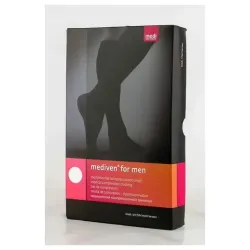Mediven for men media corta clase 2 negro talla 5 1 par
