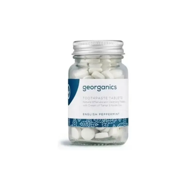 Georganics toothpaste tablets english peppermint 120comp | Farmacia Barata
