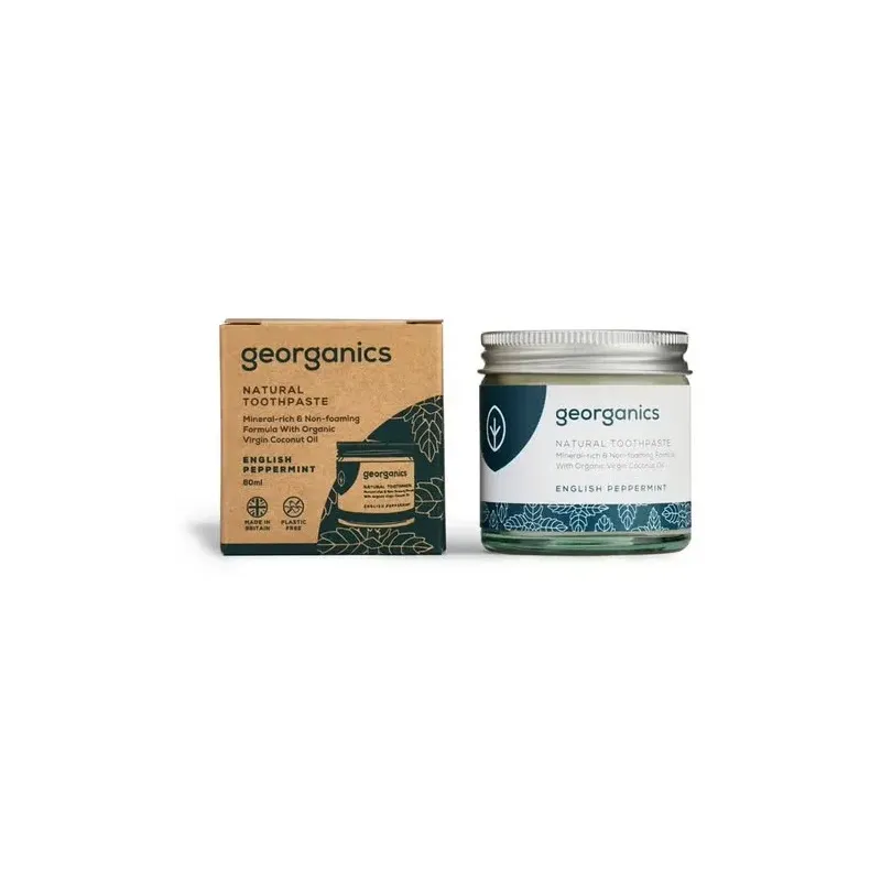 Georganics dentifrico mineral menta crema 60ml | Farmacia Barata