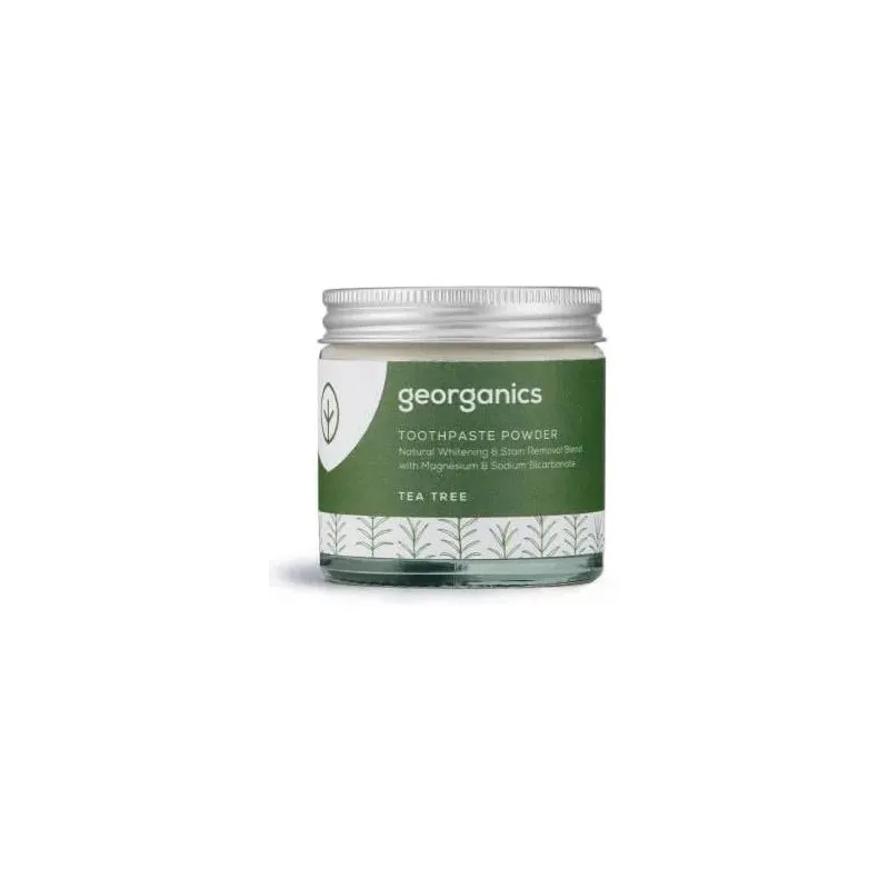 Georganics dentífrico mineral arbol del té polvo 60ml | Farmacia Barata
