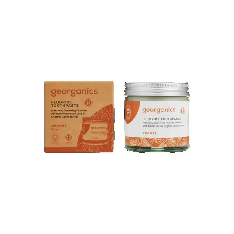 Georganics dentífrico flúor naranja 60ml | Farmacia Barata Georganics dentífrico flúor naranja 60ml | Farmacia Barata
