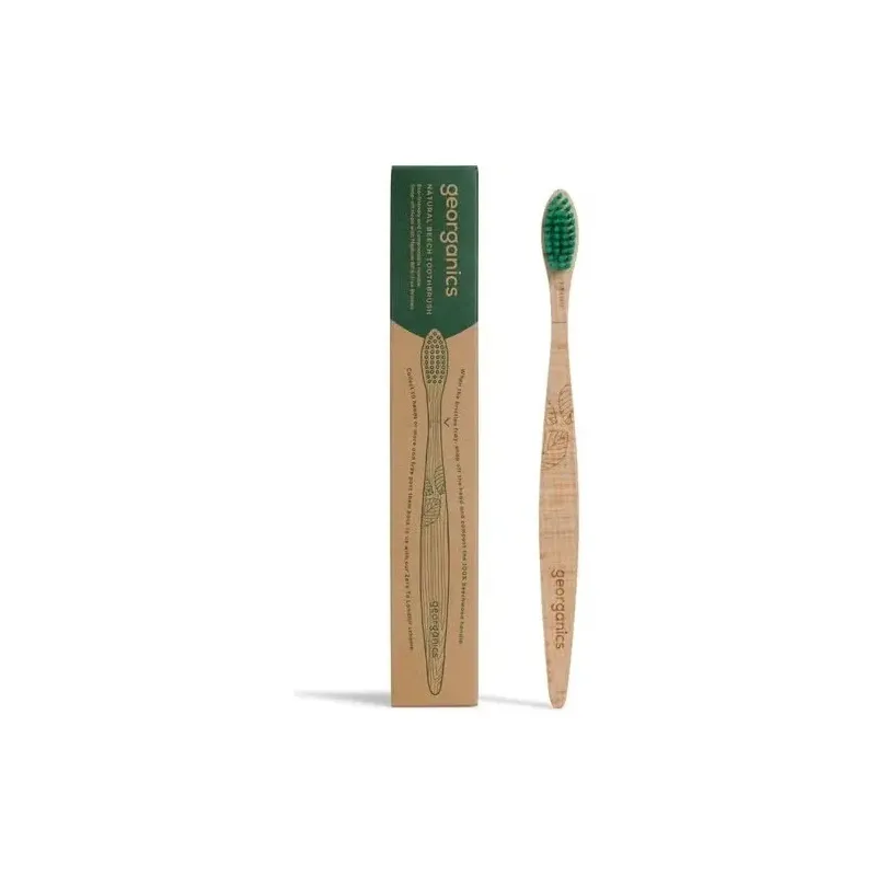 Georganics beechwood toothbrush medium 1ud | Farmacia Barata