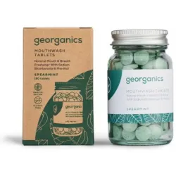 Georganics mouthwash tablets spearmint 180comp