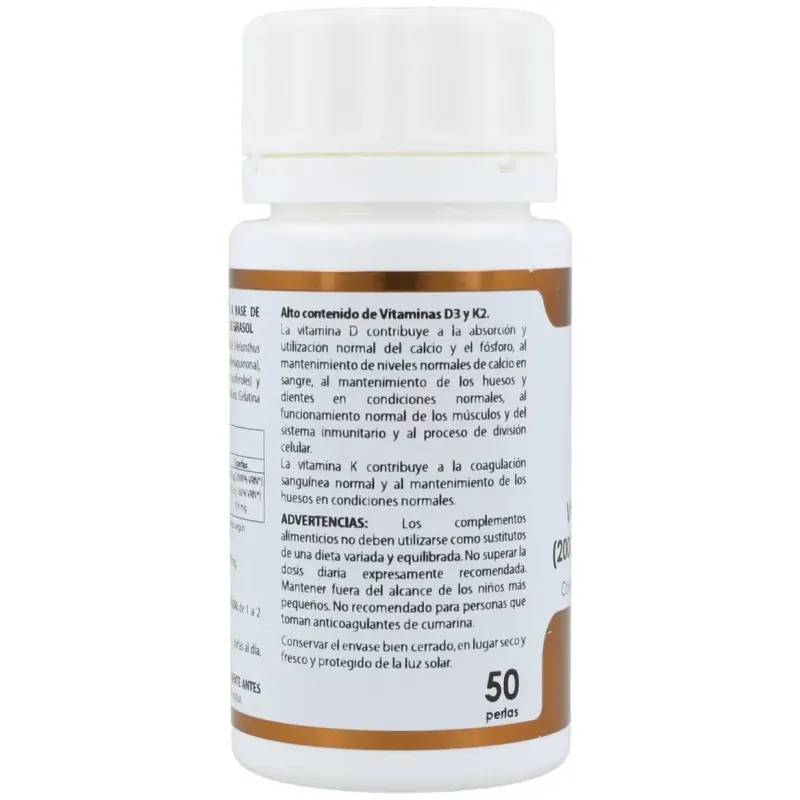 Holovit vitamina d3 2.000 ui + k2 60µg 50 cáps | Farmacia Barata