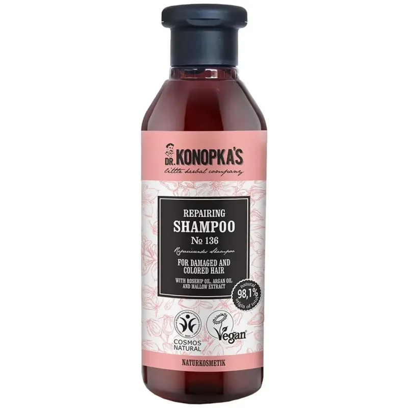 Dr. konopka's nº 136 repairing shampoo colored hair 280ml | Farmacia Barata