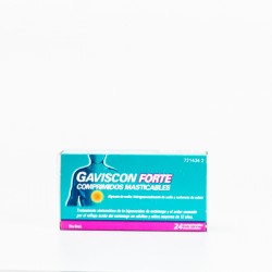 GAVISCON FORTE 24 COMPRIMIDOS MASTICABLES